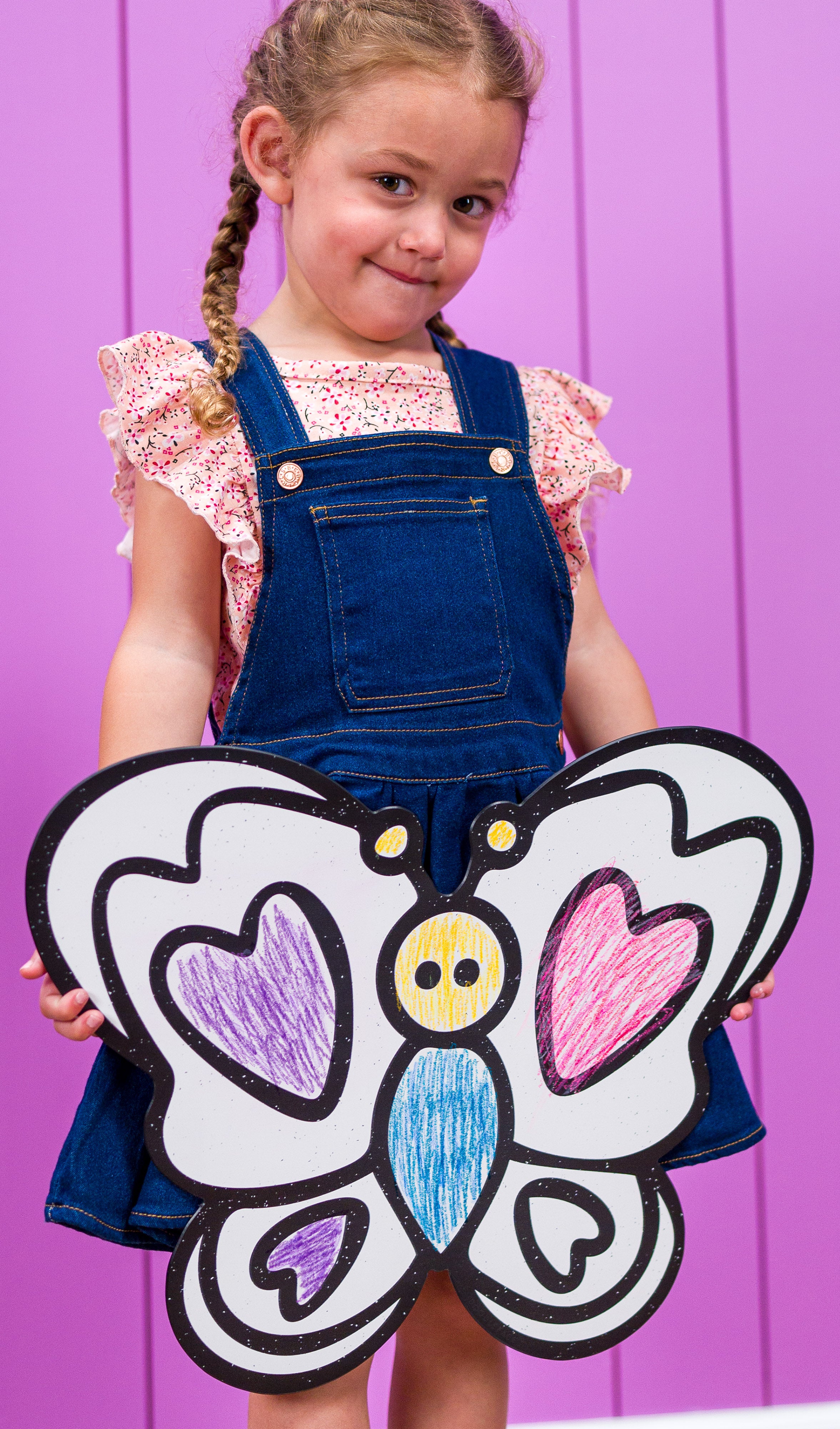 Heart Butterfly | Wall Art for Creative Kids