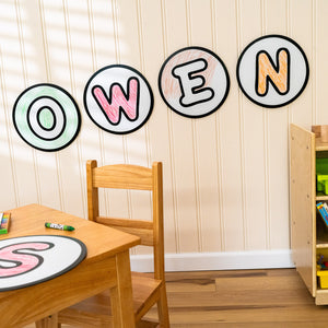 Cool Letter | Wall Art for Creative Kids
