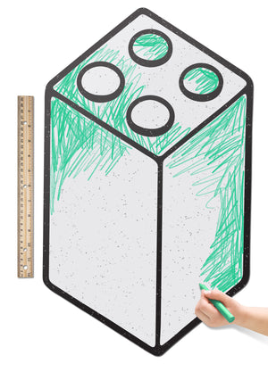 Toy Brick Tall 2x2 | Color n’ Erase | Play & Décor