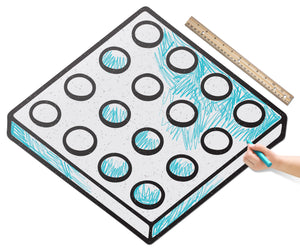 Toy Brick Plate 4x4 | Color n’ Erase | Play & Décor