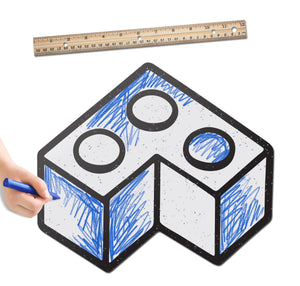 Toy Brick Corner 2x2 | Color n’ Erase | Play & Décor