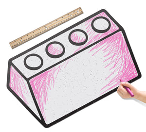 Toy Brick Sloped 2x4 | Color n’ Erase | Play & Décor