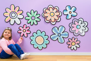 Wildflower Garden Set | Wall Art for Creative Kids