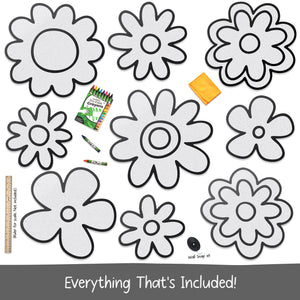 Wildflower Garden Set | Wall Art for Creative Kids