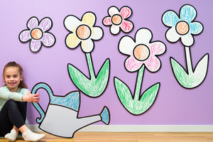 Garden Bloom Set | Wall Art for Creative Kids