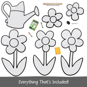 Garden Bloom Set | Wall Art for Creative Kids