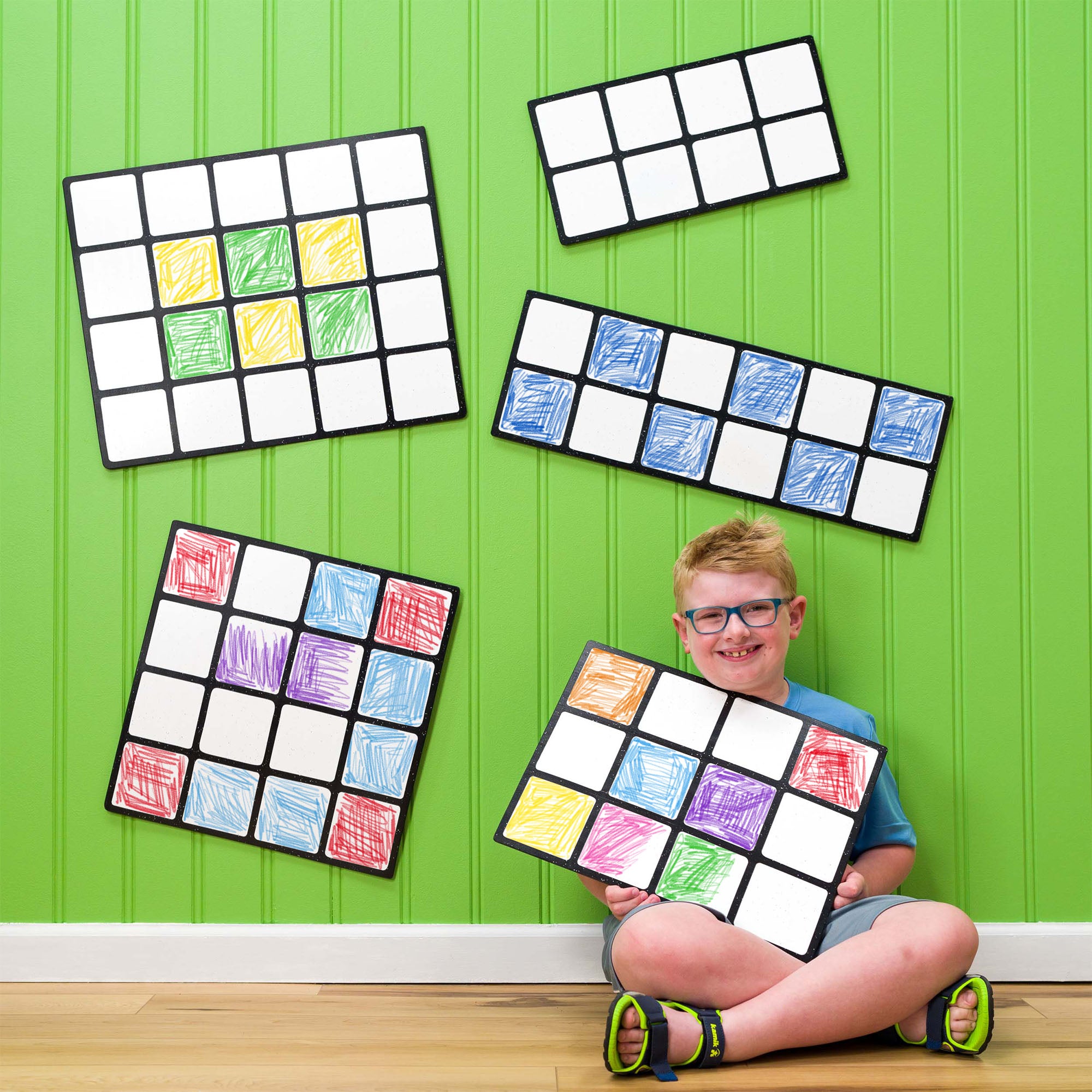 Pixel Rectangles Set | Color n’ Erase | Play & Décor