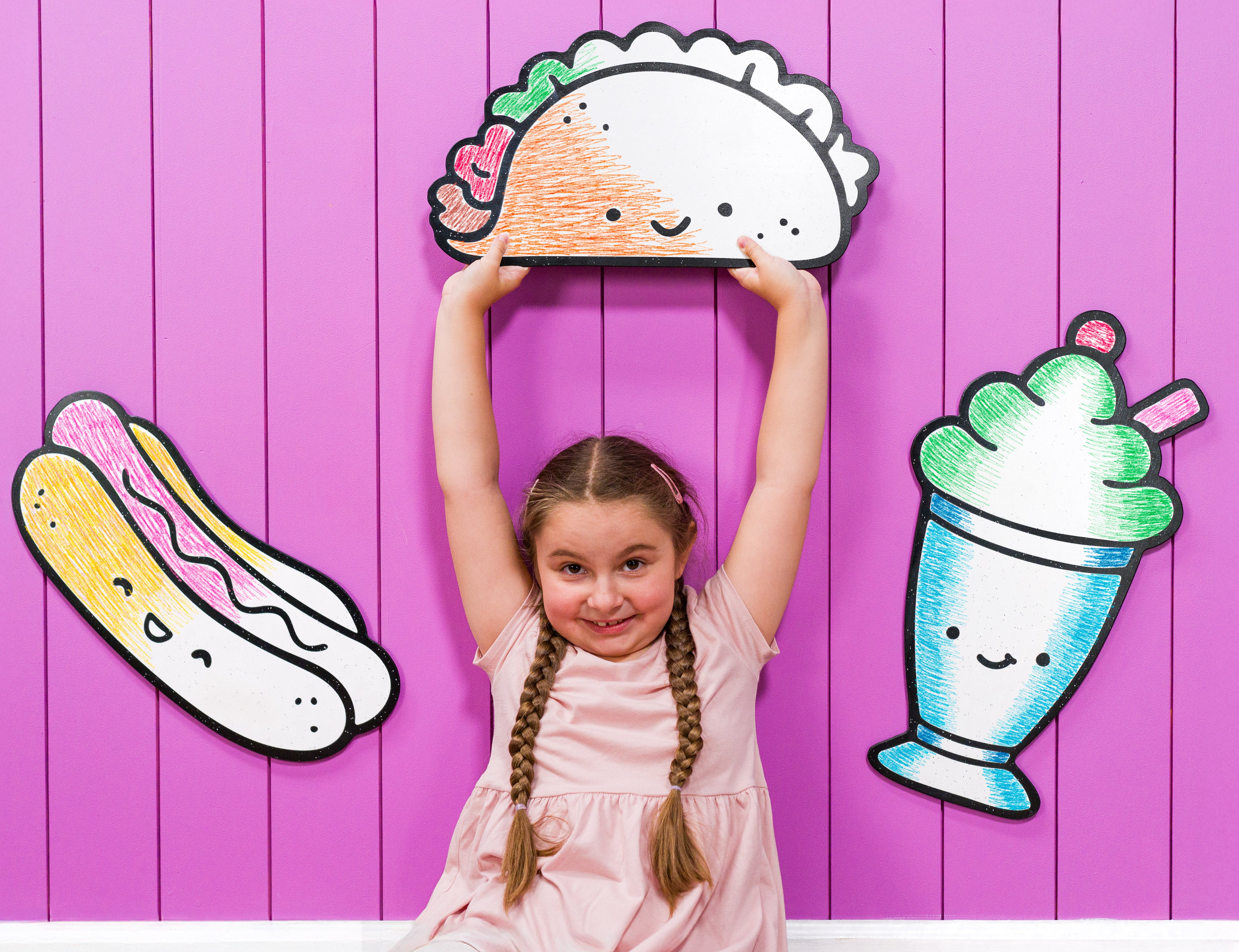 Kawaii Fast Food Set 2 | Wall Art for Creative Kids