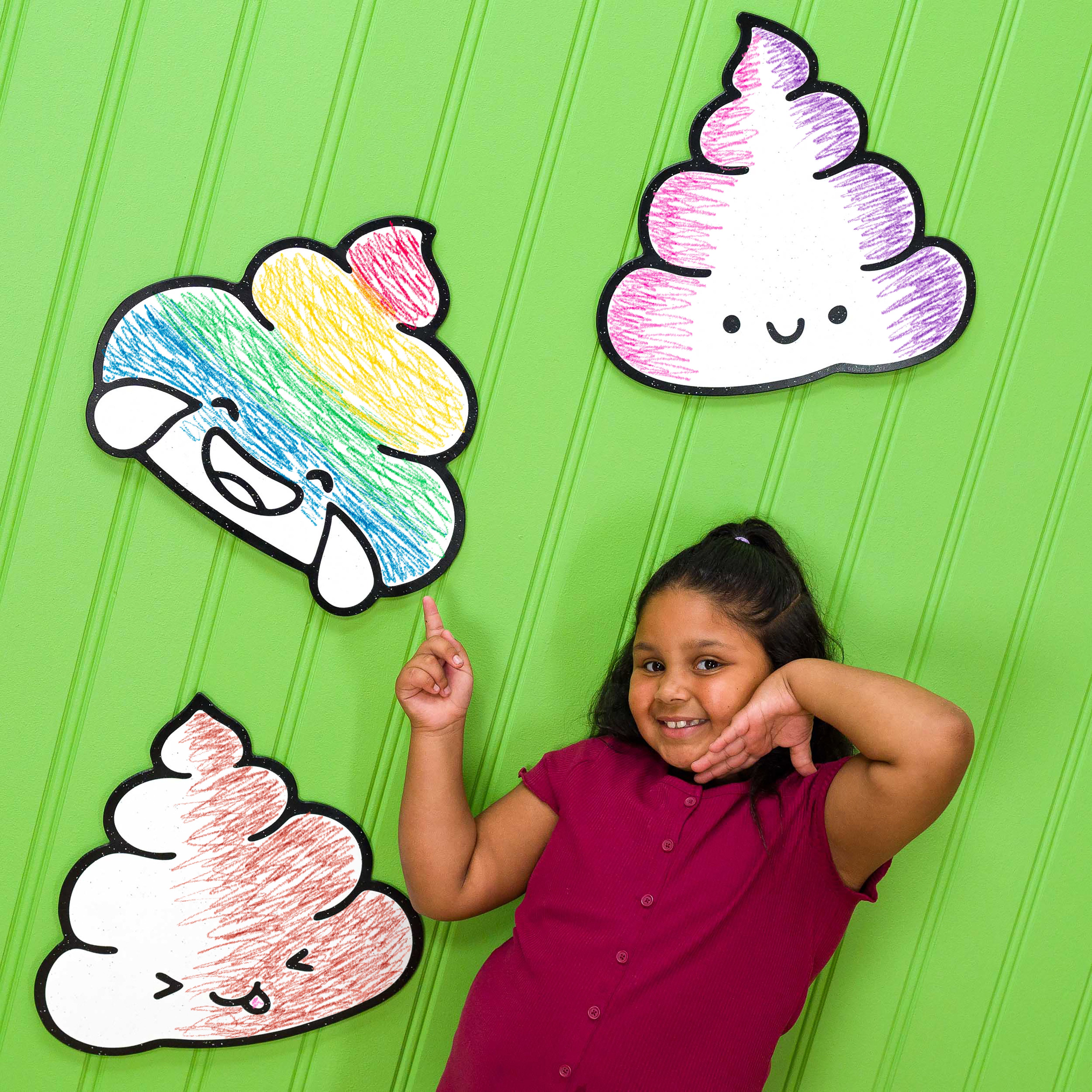 Poop Emojis Set | Wall Art for Creative Kids