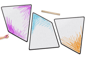 Trapezoids Set | Color n’ Erase | Play & Décor