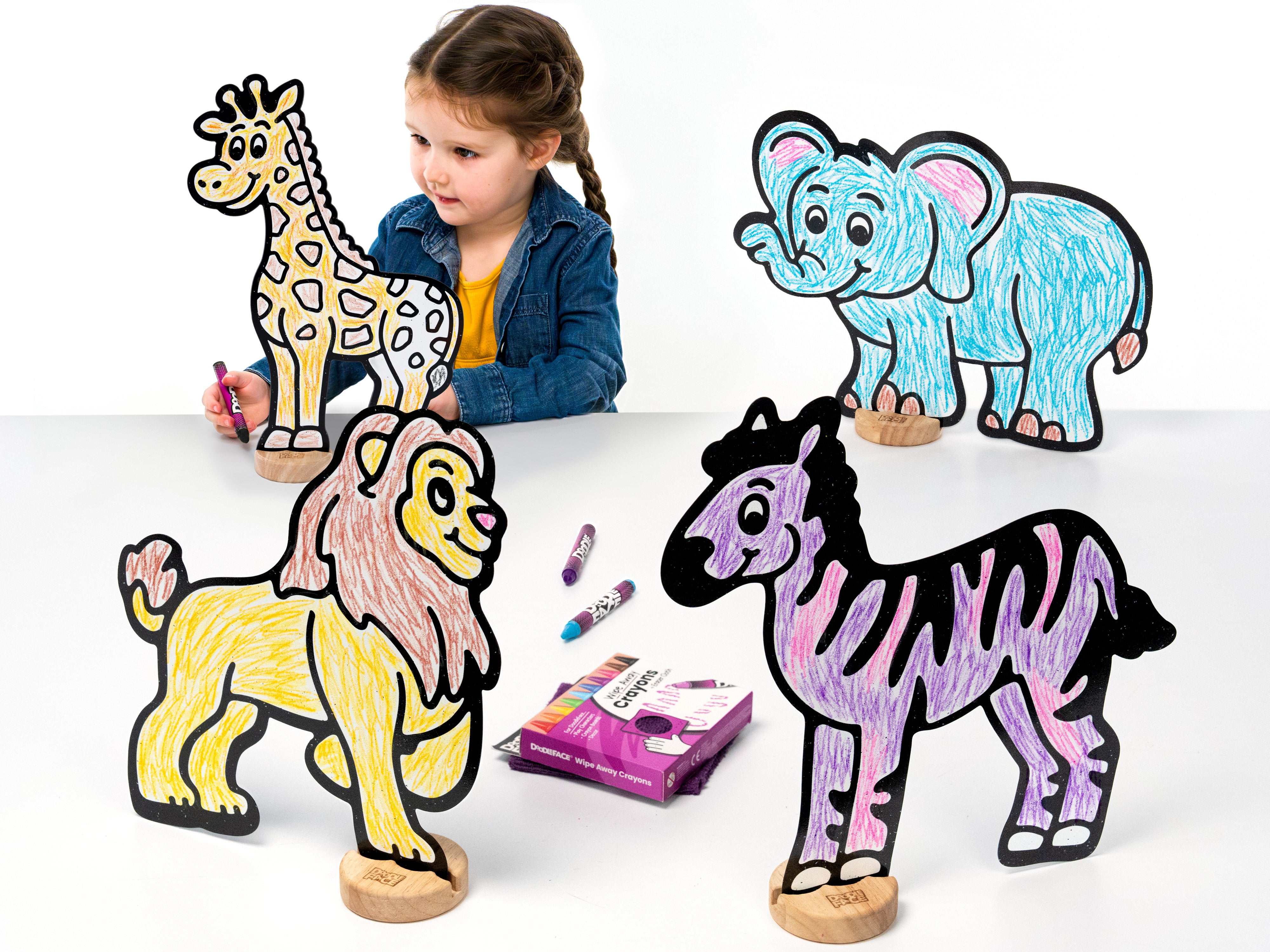 Safari Zoo Animal Play Set | Toy for Creative Kids