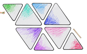 Triangle Set | Color n’ Erase | Play & Décor