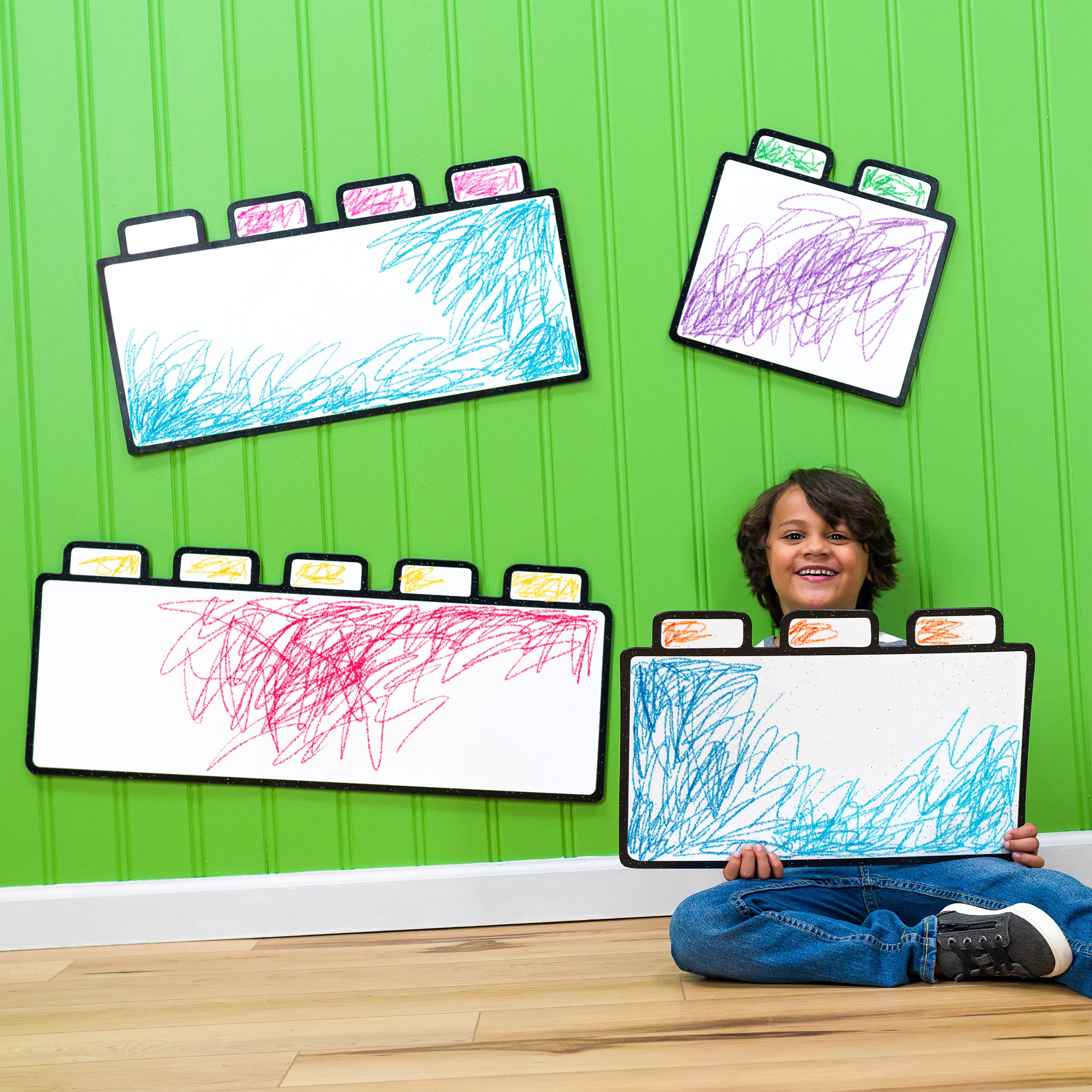 Toy Brick Sides Set | Wall Art for Creative Kids