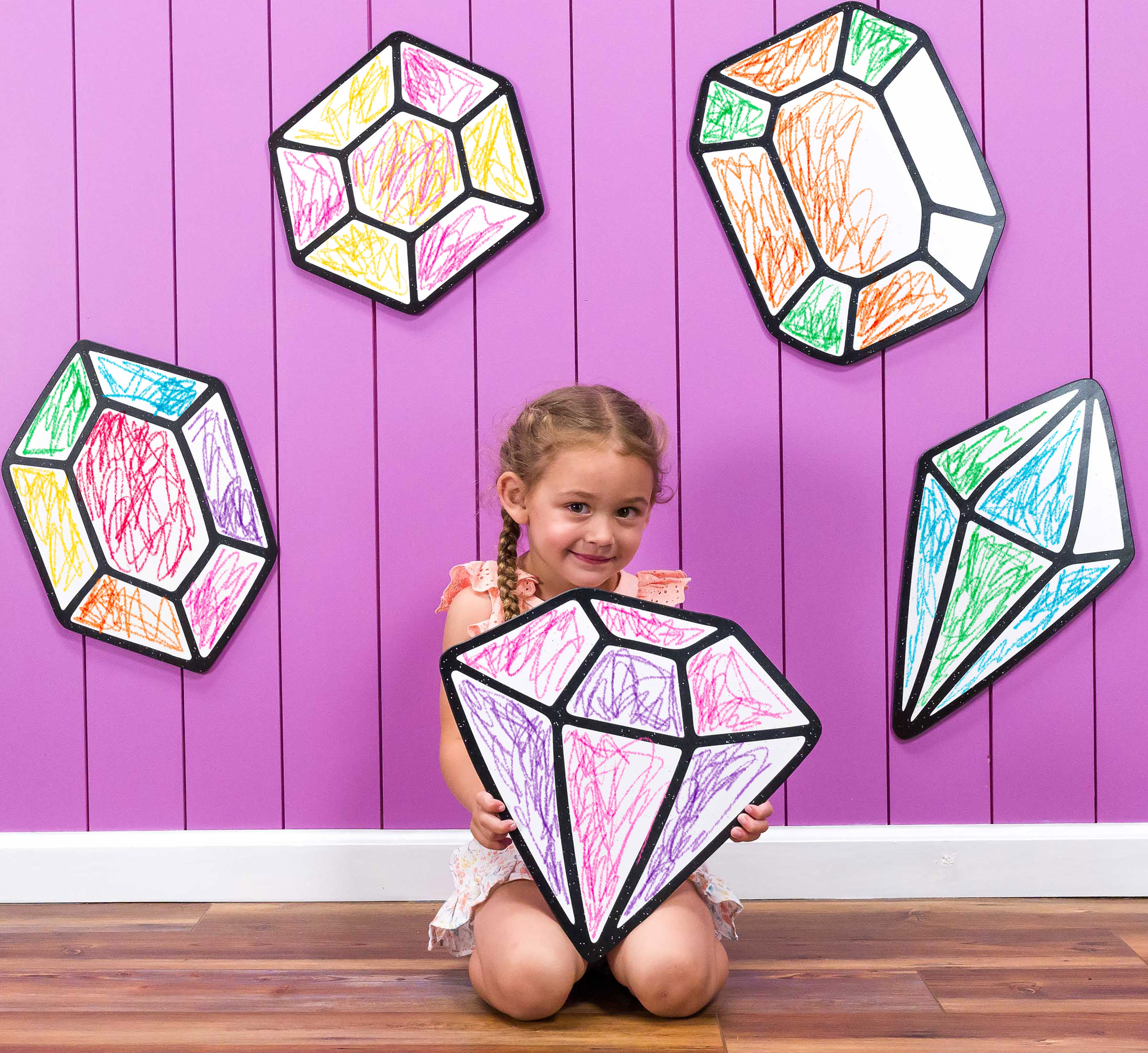 Bling Jewels Set | Wall Art for Creative Kids