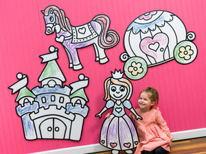 Princess Castle Fairytale Set | Wall Art for Creative Kids