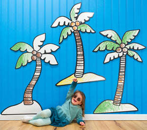 Palm Tree Set | Color n’ Erase | Play & Décor