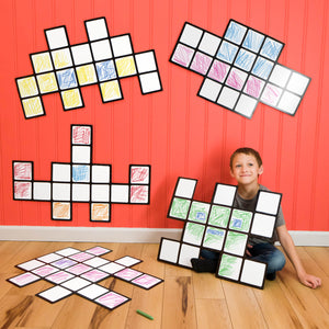 Pixel Invaders Set | Color n’ Erase | Play & Décor