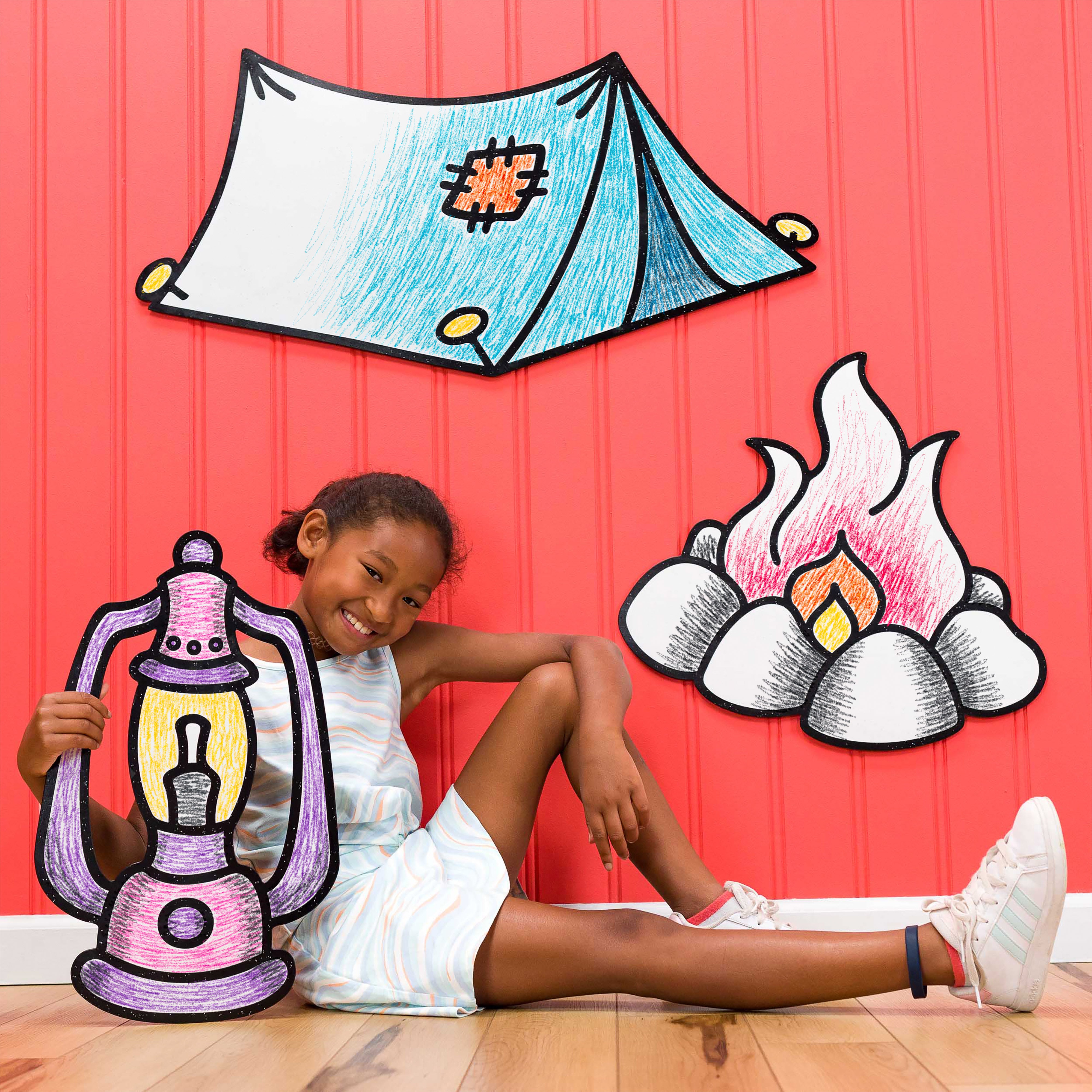 Camping Forest Adventure Set | Wall Art for Creative Kids