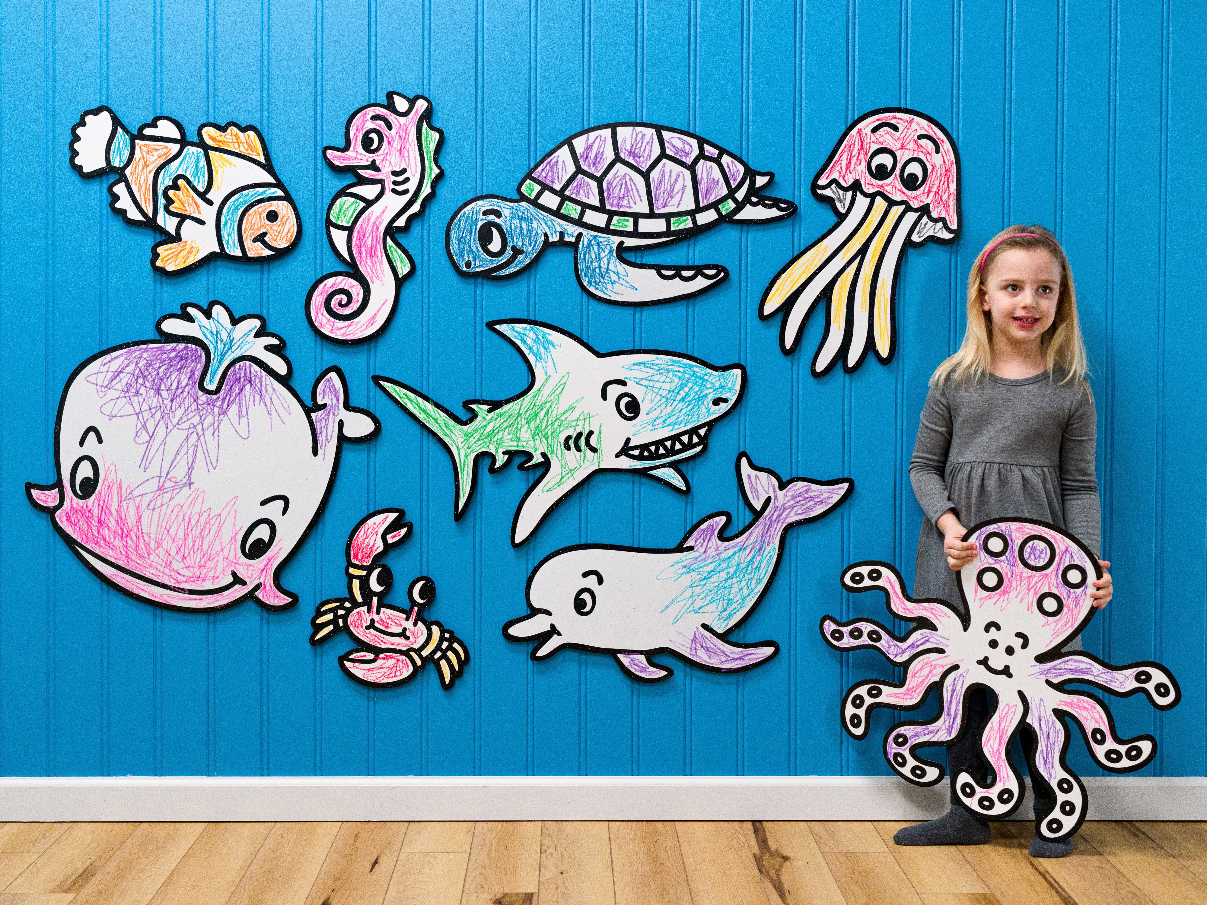 Under the Sea Ocean Animals Set | Wall Art for Creative Kids