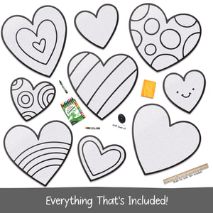 Love Hearts Set | Wall Art for Creative Kids