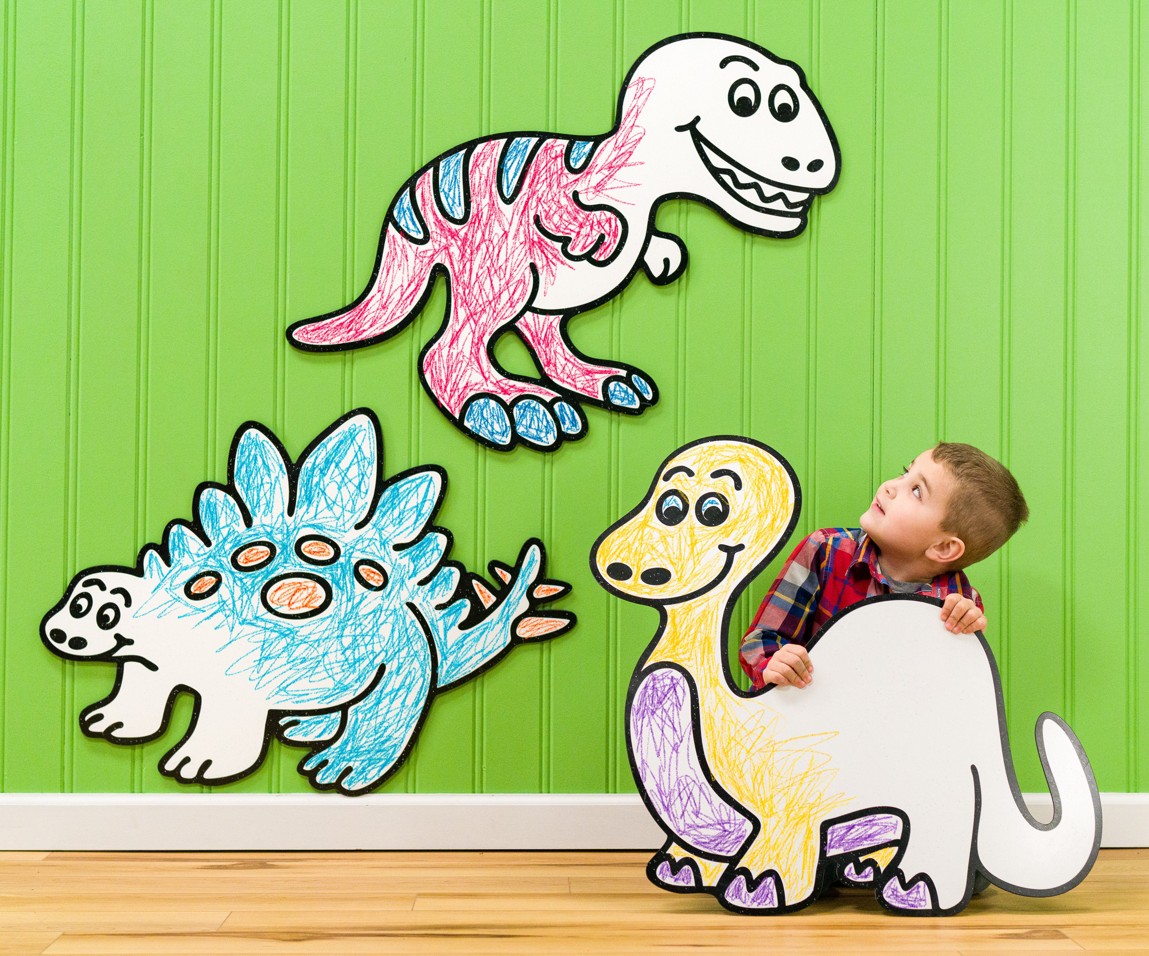Jurassic Dinosaur Set | Wall Art for Creative Kids