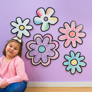Wildflower Garden Set | Wall Art for Creative Kids