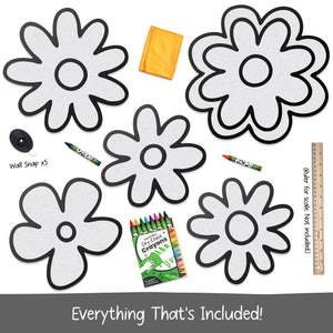 Wildflower Garden Set | Wall Art for Creative Kids