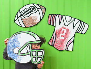 Touchdown Football Set | Color n’ Erase | Play & Décor