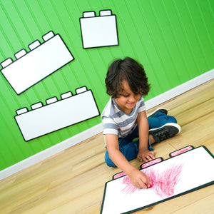 Toy Brick Sides Set | Color n’ Erase | Play & Décor