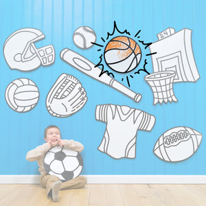 Basketball | Color n’ Erase | Play & Décor