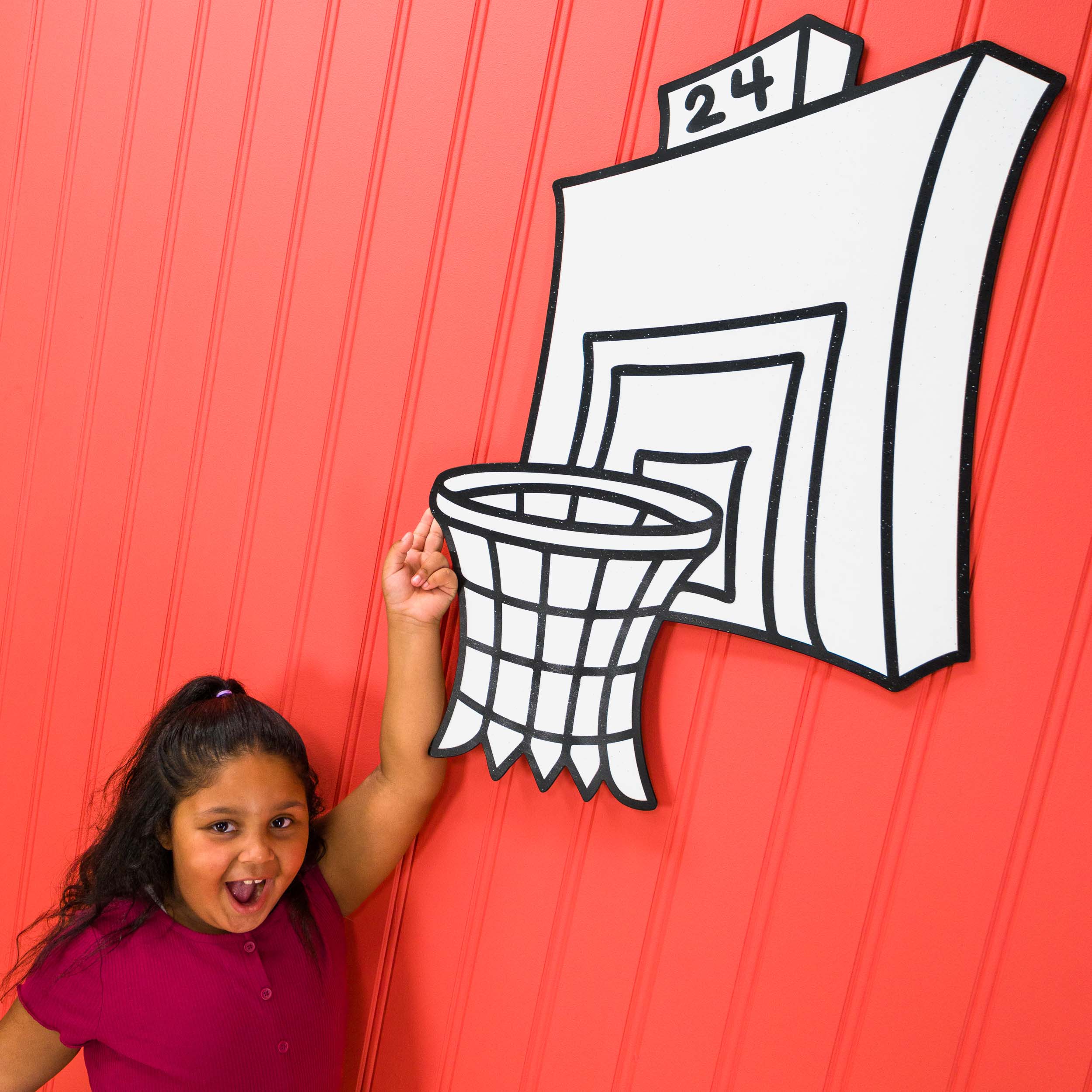 Basketball Hoop | Color n’ Erase | Play & Décor