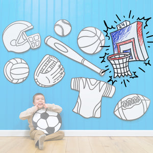 Basketball Hoop | Color n’ Erase | Play & Décor