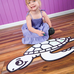 Beach Sea Turtle | Color n’ Erase | Play & Décor