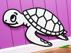 Beach Sea Turtle | Color n’ Erase | Play & Décor