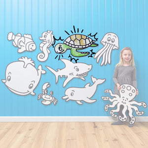 Beach Sea Turtle | Color n’ Erase | Play & Décor