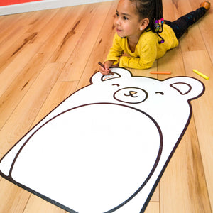 Bear Large Writing Board | Color n’ Erase | Play & Décor