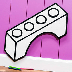 Toy Brick Arched 1x4 | Color n’ Erase | Play & Décor