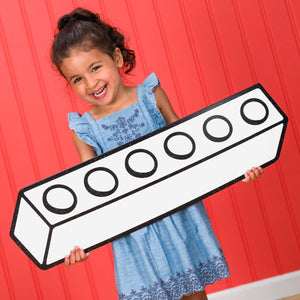 Toy Brick 1x6 | Color n’ Erase | Play & Décor