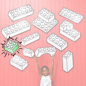 Toy Brick 2x2 | Color n’ Erase | Play & Décor