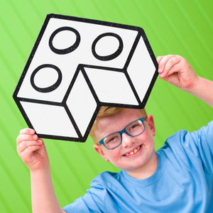 Toy Brick Corner 2x2 | Color n’ Erase | Play & Décor