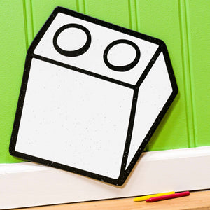 Toy Brick Sloped 2x2 | Color n’ Erase | Play & Décor