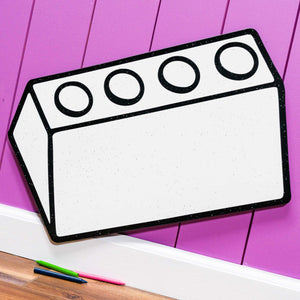 Toy Brick Sloped 2x4 | Color n’ Erase | Play & Décor