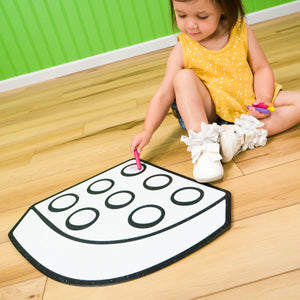 Toy Brick Rounded | Color n’ Erase | Play & Décor