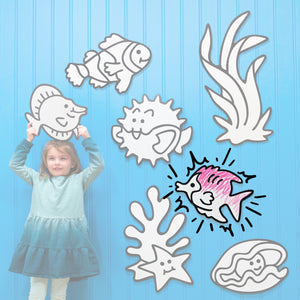 Butterfly Fish | Color n’ Erase | Play & Décor