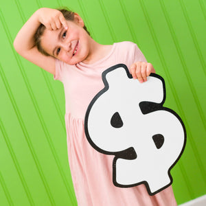 Cash Money Symbol | Color n’ Erase | Play & Décor