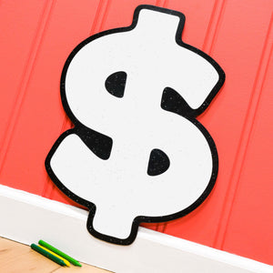 Cash Money Symbol | Color n’ Erase | Play & Décor
