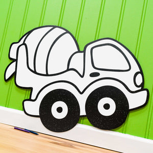Cement Mixer Truck | Color n’ Erase | Play & Décor