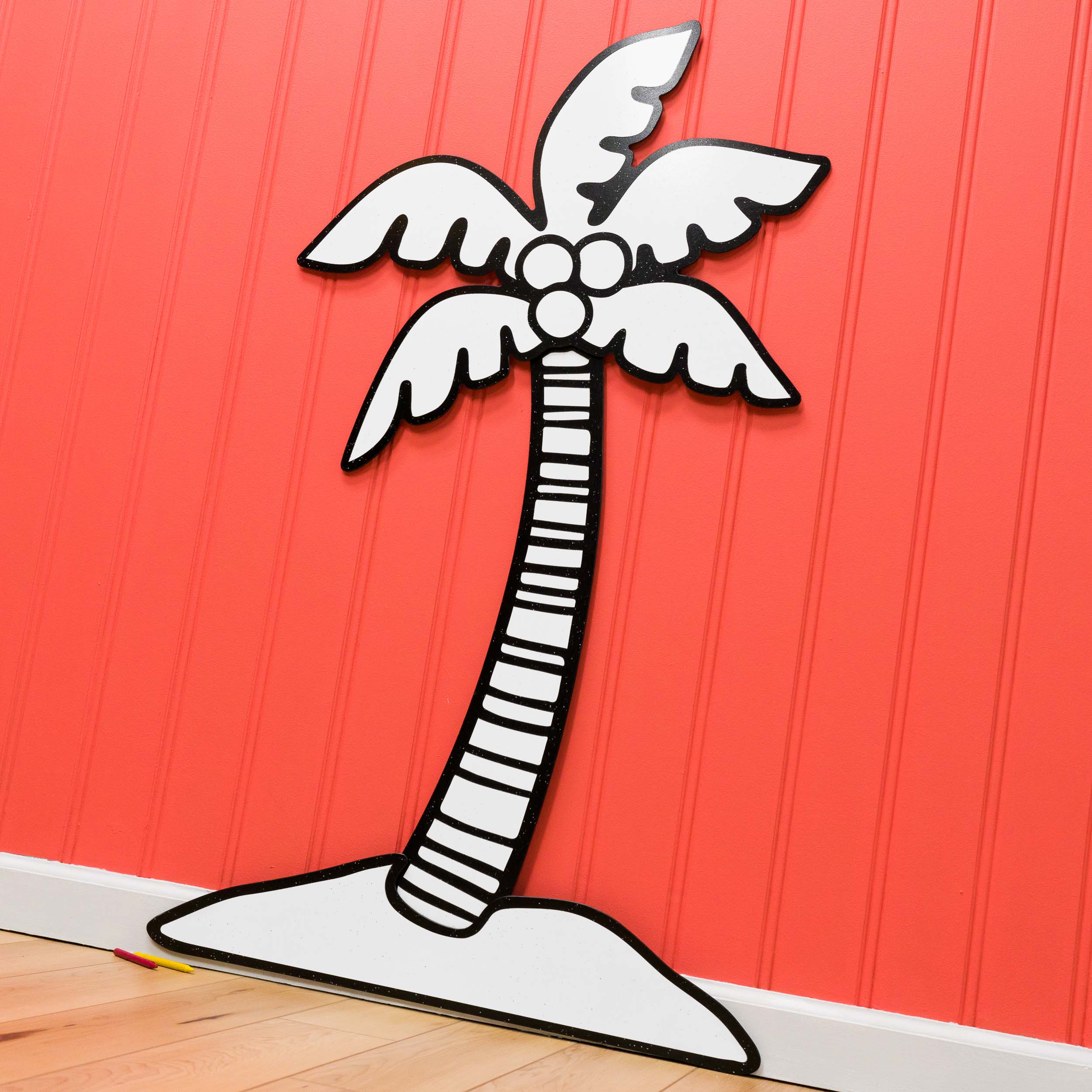 Curvy Palm Tree | Color n’ Erase | Play & Décor