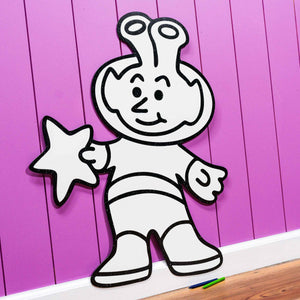 Space Alien | Color n’ Erase | Play & Décor
