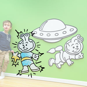 Space Alien | Color n’ Erase | Play & Décor